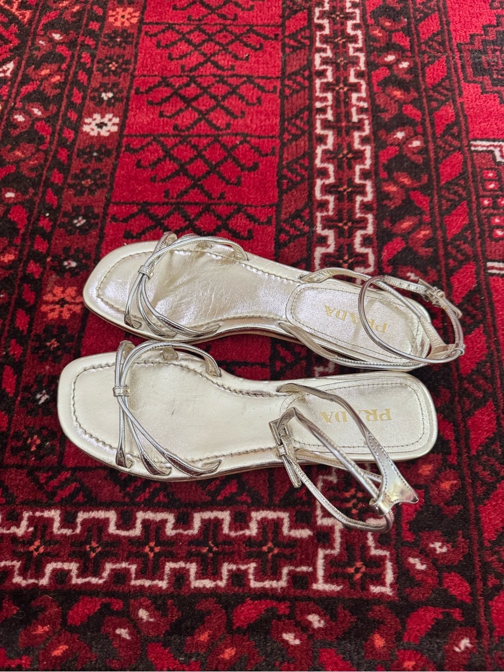 PRADA Flat Halo Strap Sandals - Picture 5 of 7